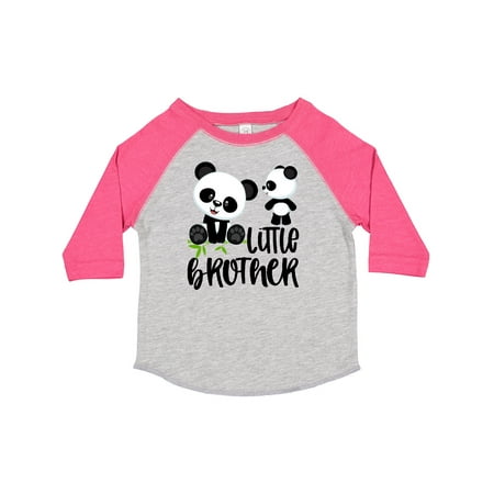 

Inktastic Little Brother - Panda Gift Toddler Boy Girl T-Shirt