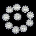 thumbnail image 2 of 10pcs Crystal Buttons DIY Flowers Phone Case Purse Decorative Shoes Clothes Bags Rhinestone Crystal Flatback Flower, 2 of 8