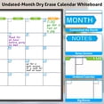 thumbnail image 5 of JILhome Dry Erase Calendar Whiteboard for Wall, 47" x 35" Magnetic Calendar White Board, Whiteboard Calendar with Tray for Planning, Drawing, to Do List, Black Aluminum Frame, 5 of 8