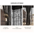thumbnail image 3 of 10' x 12' Gray Patio Gazebo with Corner Shelves Double Roof Canopy Shelter with Netting, 3 of 7