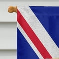 thumbnail image 3 of Pug with English Union Jack British Flag House Flag, 3 of 4