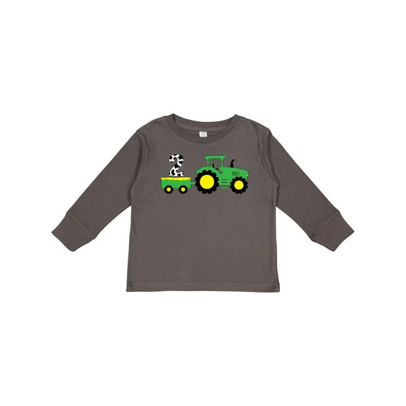 Inktastic Second Birthday Tractor Boys or Girls Long Sleeve Toddler T-Shirt
