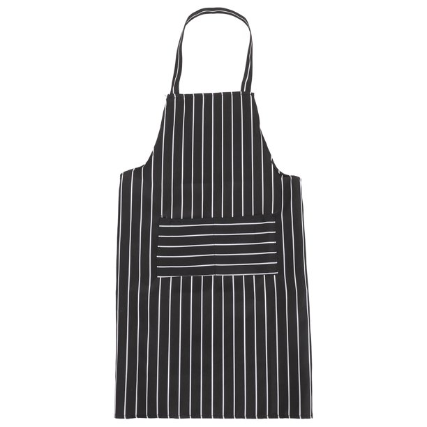 unbranded Delantal Negro De Cocina Impermeable Con Multifuncional Y Materiales Duraderos