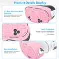 thumbnail image 6 of SUNHUFA 7Pcs VR Accessories Set for Meta Quest 3S VR Face Cover Controller Grips(Pink), 6 of 9