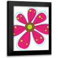 thumbnail image 1 of Robinson, Tamara 20x24 Black Modern Framed Museum Art Print Titled - Zoom Flower III, 1 of 5