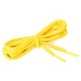 thumbnail image 2 of 2 Pares Cordones Atléticos De Botas Oval Media Cordones Redondos Para Zapatillas Amarillo 160 cm/63, 2 of 4