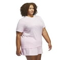 thumbnail image 3 of Plus Size adidas Essentials Small Logo T-Shirt Color: Clear Pink Size: 3X, 3 of 4