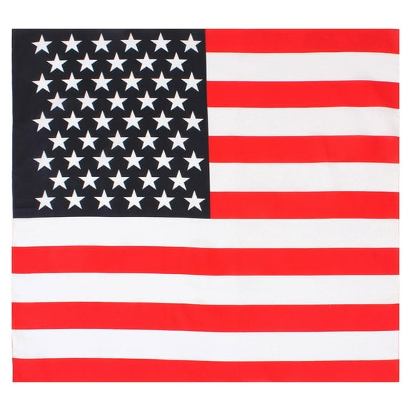 Rothco 12336 U.S. Flag Bandana - 27 x 27 in.