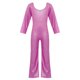 thumbnail image 4 of Mono para niños de color sólido con lentejuelas elegantes para fiestas de baile, actuaciones escolares, mangas largas, cuello redondo, pantalones acampanados, ropa combinada para fiestas y festivales,, 4 of 4