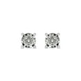 thumbnail image 2 of Imperial 3/4Ct TDW Round Cut Diamond Solitaire Stud Earrings in Sterling Silver, 2 of 6