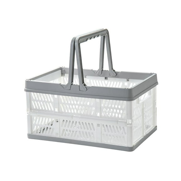 Collapsible Storage Crate - with Folding Handles, Versatile