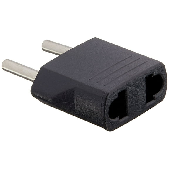 Ckitze USA to Europe Travel Plug Adapter, Black