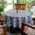 thumbnail image 3 of Nappe Extérieure Imperméable Sans Plis Printemps/été avec Trou pour Parasol et Fermeture Éclair (Gris, 60 Pouces à Fermeture Éclair Ronde), 3 of 5