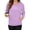Light Purple, variant on OutfitShow Womens Long Sleeve Sweatshirt Casual Fall V Neck Pullover Tops with Pockets,Sizes S-3XL