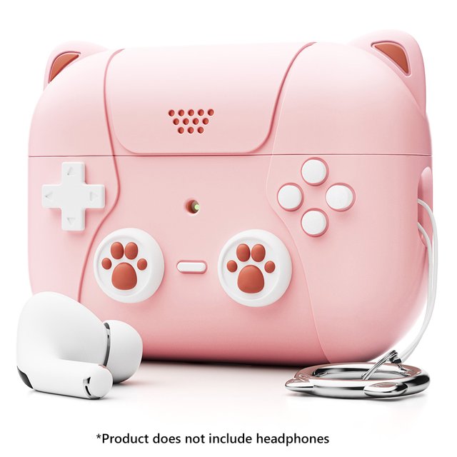 Estuche para Audífonos de silicona 3D Cat Consola de juegos para Airpods Pro 2nd Gen (Azul) Tmvgtek Para estrenar