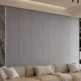 thumbnail image 2 of Peel and Stick PVC Slat Wall Panel 118"x15.75" Self-Adhesive Thick Faux Grey Wood Grain Wallpaper Panel 3D Soundproof Wall Panels for Walls & Ceilings, 2 of 13