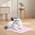 thumbnail image 2 of asddcavvf Summer Gel Pad for Dogs and Cats Reusable Pet Ice Mat Soft Comfortable Breathable Kennel Mat Indoor Use, 2 of 5