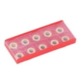 thumbnail image 2 of Insertos de fresado, 10 piezas de insertos de torneado de carburo, insertos de fresadora CNC, insertos de torneado de carburo, durabilidad extendida, 2 of 8
