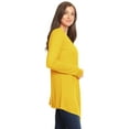 thumbnail image 2 of Women's Solid Casual Basic Comfy Loose Fit Long Sleeve Open Front cardigan, 2 of 4