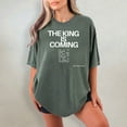 thumbnail image 6 of Jesus Christian Shirt – Comfort Colors Tee | The King is Coming, Forgiven, Yeshua, Jesus Saves, 6 of 8