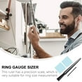 thumbnail image 3 of 4 Sets Plastic Ring Plastigauge Ring Jewelry The Ring Ringd Finger Ring Rulers Adjustable Ring Stick, 3 of 5