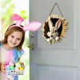 thumbnail image 4 of ONFD Easter Bunny Rabbit Hole Door Sign Rustic Wooden Easter Decor For Festive Home & Party Entrance 30x30cm 5, 4 of 5