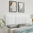 thumbnail image 2 of Tufted Headboard, King and CA King Size, White, Velvet, Mid Century Bedroom, Modern Contemporary Boutique HB35253, 2 of 9