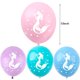 thumbnail image 2 of Globos de látex con diseño de sirenas, 40 unidades, para fiestas, bodas y fiestas, 2 of 4