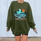 thumbnail image 2 of Blusa de manga larga con estampado de coche informal con cuello redondo para mujer Fridja hj2438, 2 of 8