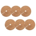 thumbnail image 2 of 6 alfombrillas de fibra de coco para macetas, anillo de mantillo de fibra de coco, alfombrilla redonda antihierba., 2 of 7