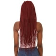 thumbnail image 3 of LUXLUXE Viola Straight 31 inch Long 13X5 Hand-Tied Lace Braided Wig, Heat Resistant Fiber, Color-Burgundy., 3 of 8