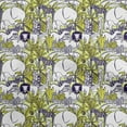 thumbnail image 1 of oneOone Cotton Poplin Yellow Fabric Kids Animal Fabric For Sewing Printed Craft Fabric By The Yard 56 Inch Wide, 1 of 4