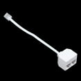 thumbnail image 5 of 6P2C RJ11 Male to Female Two Way Telephone Splitter Converter Cable, 5 of 8