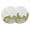 Green, variant on Green Gold Marble Round 13 Inch Placemats Set of 2, Modern Abstract Marble Crack Texture HeatResistant Non Slip Place Mats for Dining Table, Wipeable Braided Kitchen Table Mats for Housewarming