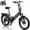 Black-FD1, variant on Lilypelle Electric Bike for Unisex Adults,24/26" 7-Speed Step Thru Electric Bicycle ,36V,20MPH