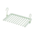 thumbnail image 2 of Percha resistente para pantalones vaqueros, plegable y antideslizante. Verde 10 capas, 2 of 9