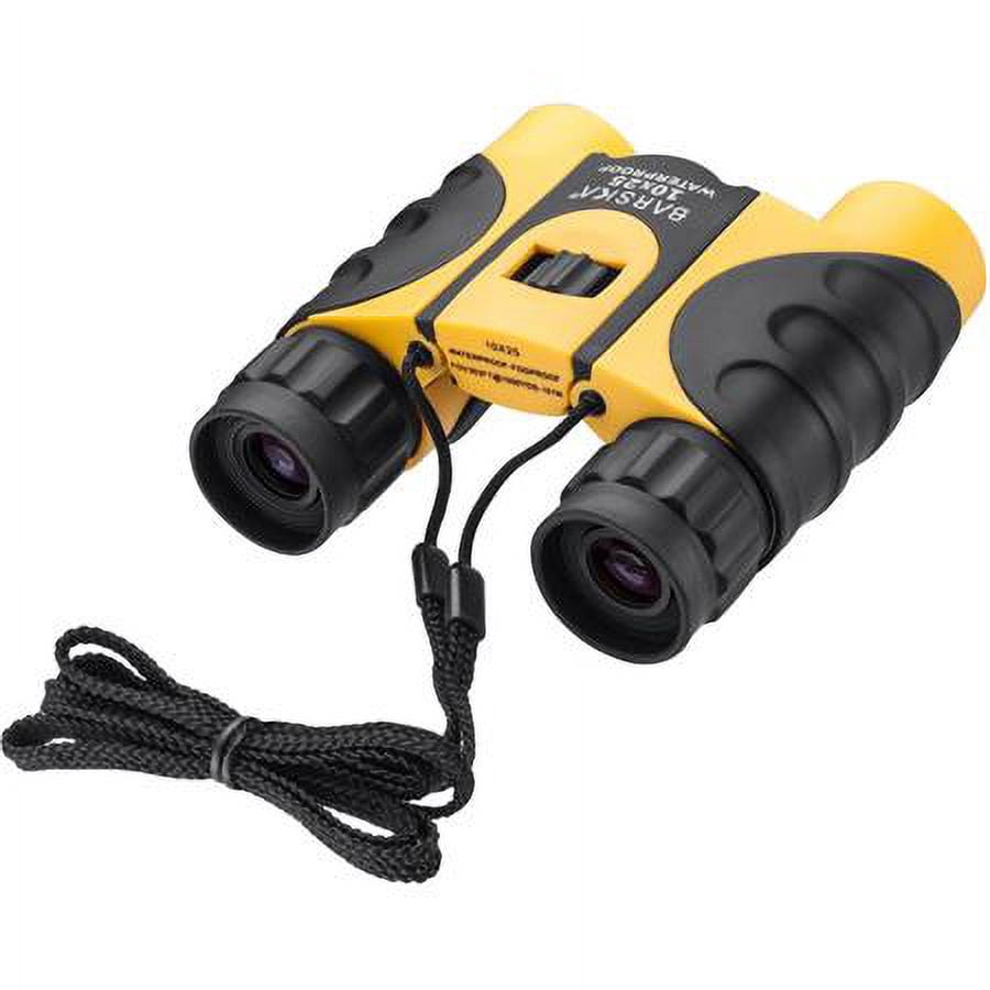 BARSKA 10x25 Yellow WP, Blue Lens CP