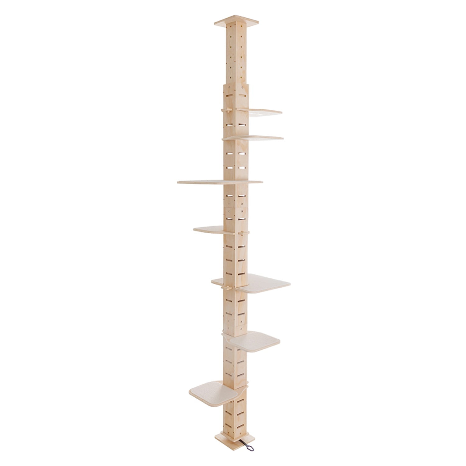 Pefilos Cat Tree Tower for Indoor Cats, Floor to Ceiling Cat Condo for Large Cats Tall Adjustable (98.5"-118"), Adult Cat Height Kitty Climbing Activity Center, Beige Pefilos Cat Tree Tower for Indoor Cats, Floor to Ceiling Cat Condo for Large Cats Tall Adjustable (98.5"-118"), Adult Cat Height Kitty Climbing Activity Center, Beige