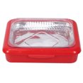 thumbnail image 1 of Dekaim Insulation Tray, Kitchen Dining Table Heat Preservation Insulation Food Tray Food Container Red, 1 of 7