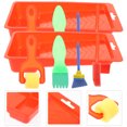 thumbnail image 3 of 2 Ensembles Rouleau Éponge pour Enfants Outils de Peinture Éponge avec Plateau, 3 of 8