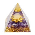 thumbnail image 6 of Moonstone Crystal Orgone Pyramid - Amethyst Ball Starry Sky - Ogan Crystal Energy Tower - Nature Reiki Healing Chakra Crushed Stone Jewelry - 5cm, Home Decor, 6 of 7