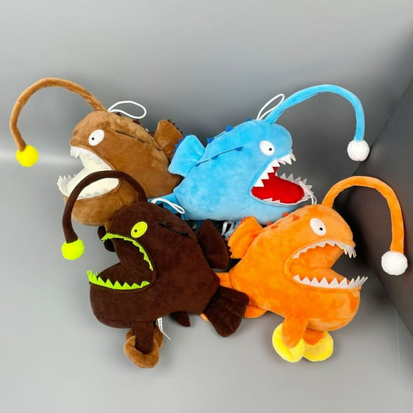 IROINID Plush Toys for Girls Boys,Plush Stuffed Animals Cute Soft Plush Toys,Christmas Plush Toys Gifts,Monsori Toys,,Mantas Rays Lantern Fish Doll Game Around Plushs Toys