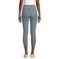 thumbnail image 5 of Time & Tru Women's High Rise Knit Capri Leggings, 5 of 5