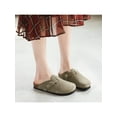 thumbnail image 2 of Men's and Women's Leather Mules Clogs with Comfort Cork Footbed & Arch Support - Trendy Sandals, 2 of 5