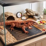 USB 11.81"*11.81" Heating Pad Reptile Warmer Mat Under Tank Terrarium Heating Mat for Turtles,Lizards,Frogs,and Reptiles