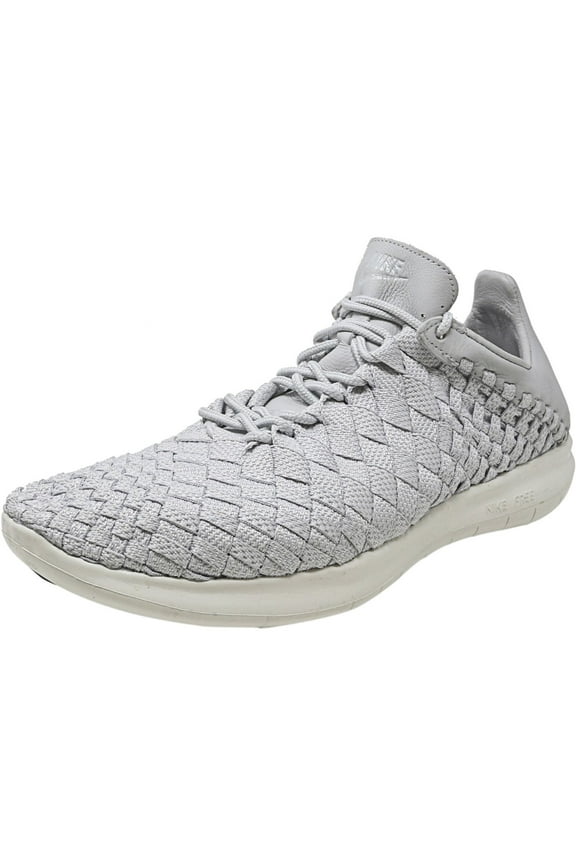 Men's Nikelab Free Inneva Woven Motion Pure Platinum / Ankle-High Fabric Running Shoe - 9.5M