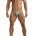 thumbnail image 3 of GTOPXMAN Calzoncillos Bikini de Tiro Bajo para Hombre, Corte Ajustado, Negro Grisblanco, Paquete de 6, M, 3 of 7