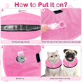 thumbnail image 3 of GHSDFBB Dog Cone Collar,Protective Inflatable Collar for Dog&Cat,Pet Recovery Collar Blow up,Cat Cone Collar Alternative After Surgery for Small Medium Large Dog (Pink, Medium(Neck Size :10"-13", 3 of 7