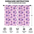 thumbnail image 2 of Pioneer Flower Floral Print Pattern Teens Curtains,Teens Insulated Curtains Set Of 2,Bedroom Essentials,Toddler Room Decor 52"x84", 2 of 5
