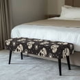 thumbnail image 2 of Psesaysky Galaxy Sun Skull Print Dining Room Bench Covers Slipcover, Stretch Bench Seat Cover Washable Rectangular Chair Cover Protector for Bedrooms, Living Rooms, Kitchens, Removable, 2 of 7
